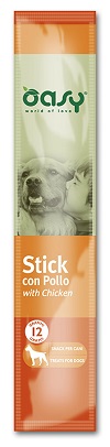 SNACK DOG STICK  POLLO 12 GR  OASY