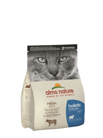 PFC FUNCTIONAL STERILISED CAT MANZO E RISO 2 KG ALMO NATURE