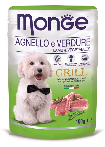 DOG GRILL G 100 AGNELLO E VERDURE MONGE