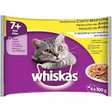 WHISKAS  4X100 G SENIOR 7+ CARNI BIANCHE IN GELATINA