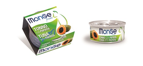 FRUITS CAT TONNO CON PAPAYA G80 MONGE