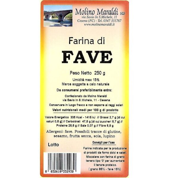 FARINA DI FAVE g 250 MARALDI