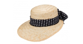 CAPPELLO PAGLIA DONNA IN CANNINA BIANCA STOCKER