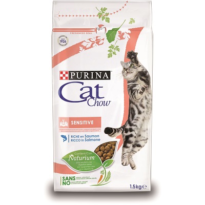 CAT CHOW SENSITIVE KG.1,5 SALMONE