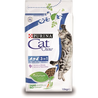 CAT CHOW FELINE 3 IN1 KG.1,50