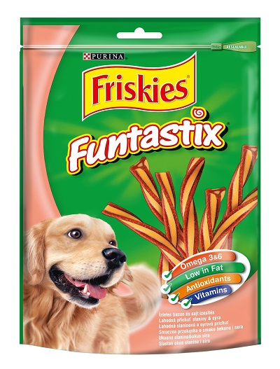 FRISKIES FUNTASTIX DOG 175 G BACON E FORMAGGIO