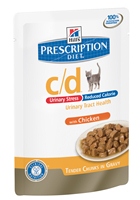 PD FELINE C/D URINARY STRESS BUSTA 85 GR POLLO