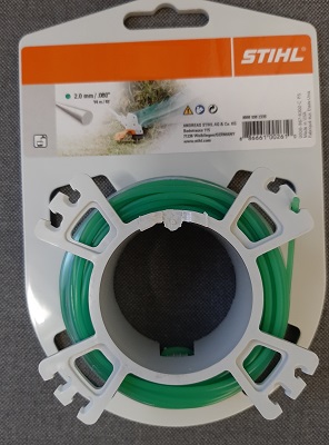 FILO NYLON TONDO MM.2 MT.14  VERDE STIHL