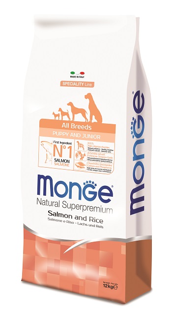ALL BREED PUPPY KG.12 SALMONE E RISO MONGE