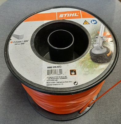 FILO NYLON QUADRO MM.2,4 MT.261 STIHL