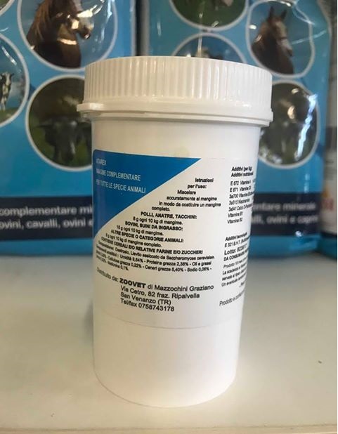 MANGIME COMPLEMENTARE PER TUTTE LE SPECIE ANIMALI VITAREX g 100