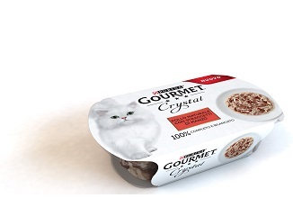 GOURMET CRYSTAL G.50 POLLO CON STRACCETTI DI MANZO