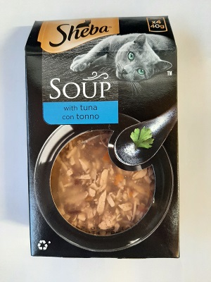 SHEBA SOUP TONNO 4X40 GR