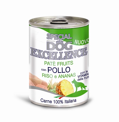 EXELLENCE GR.400 PATE' POLLO E ANANAS SPECIAL DOG