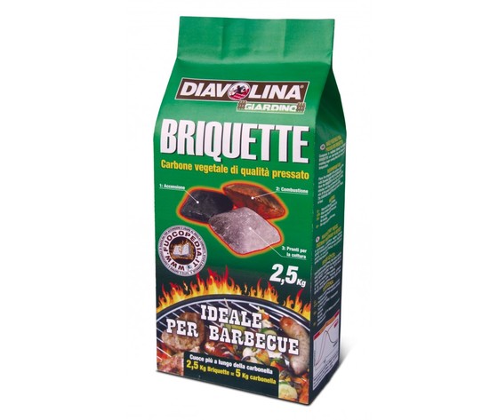DIAVOLINA BRIQUETTE KG.2,5