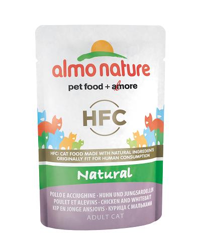 HFC NATURAL CATS 55G POLLO E ACCIUGHINE ALMO NATURE