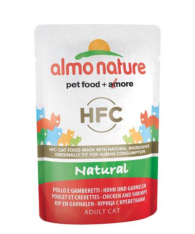 HFC NATURAL CATS 55G POLLO E GAMBERETTI