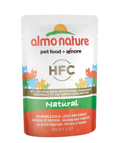 HFC NATURAL CATS 55G SALMONE E ZUCCA ALMO NATURE