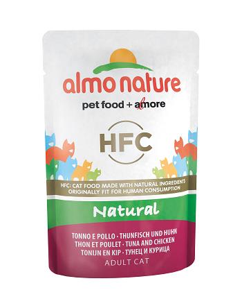 HFC NATURAL CAT 55 GR TONNO E POLLO ALMO NATURE