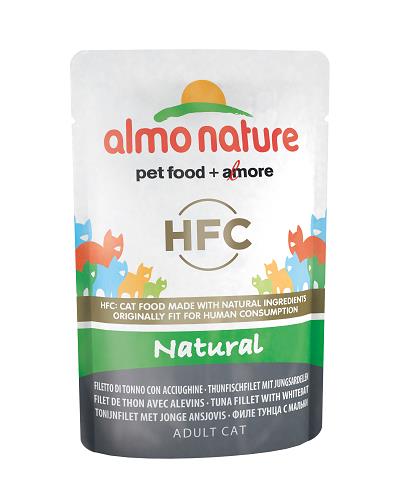 HFC NATURAL CAT 55 GR FILETTO DI TONNO CON ACCIUGHINE ALMO NATURE