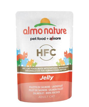 HFC JELLY CATS 55 GR FILETTO DI SALMONE ALMO NATURE