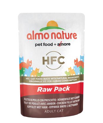 HFC NATURAL CAT 55 GR FILETTO DI POLLO CON PROSCIUTTO ALMO NATURE