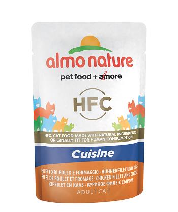 HFC JELLY CATS 55G FILETTI POLLO E FORMAGGIO ALMO NATURE