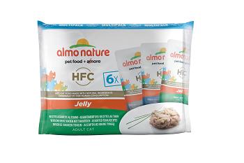 CLASSIC CAT 6X55G MEGA PACK JELLY ALMO NATURE