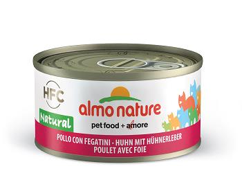 HFC NATURAL CATS 70 GR POLLO CON FEGATINI ALMO NATURE