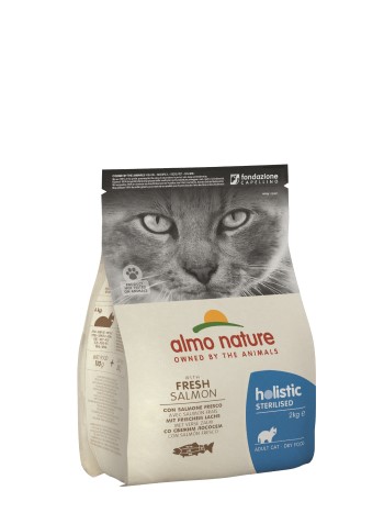 FUNCTIONAL STERILISED CAT SALMONE E RISO 2 KG ALMO NATURE