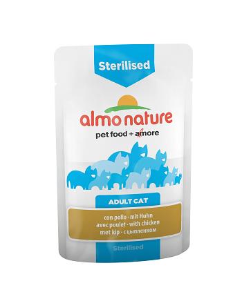 FUNCTIONAL STERILISED CATS 70 GR CON POLLO ALMO NATURE