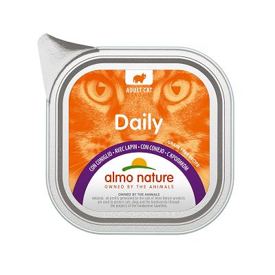 DAILY CAT CONIGLIO100 GR ALMO NATURE