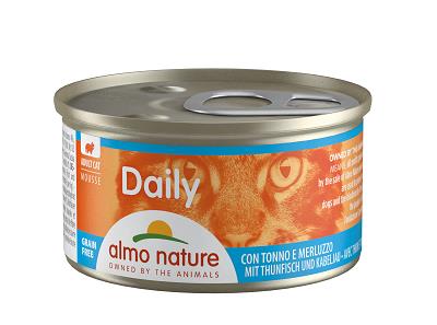 PFC DAILY CATS 85G  MOUSSE TONNO E MERLUZZO ALMO NATURE