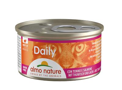 PFC DAILY CATS 85G MOUSSE TONNO E SALMONE ALMO NATURE