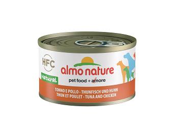 HFC NATURAL DOG TONNO E POLLO 95 GR ALMO NATURE