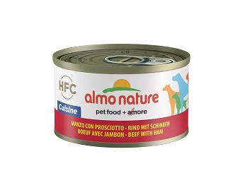 HFC NATURAL DOG MANZO CON PROSCIUTTO 95 GR ALMO NATURE