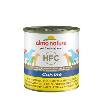 HFC NATURAL DOG ADULT POLLO CON CAROTE E RISO GR 280  ALMO NATURE