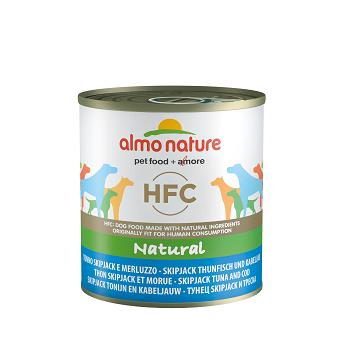 HFC NATURAL DOG TONNO SKIPJACK E MERLUZZO 290 GR ALMO NATURE
