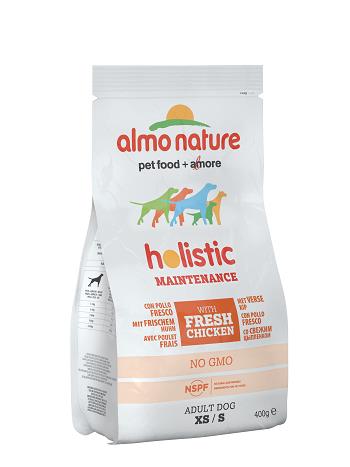 PFC HOLISTIC DOGS XS-S 400G POLLO E RISO ALMO NATURE