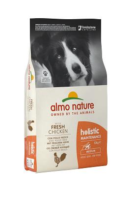 HOLISTIC DOG M 12 KG POLLO E RISO ALMO NATURE