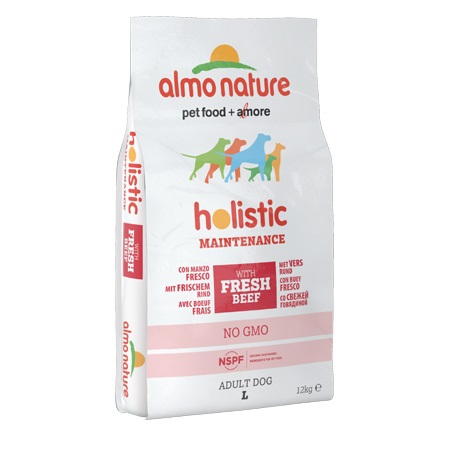 HOLISTIC DOG L 12 KG MANZO E RISO ALMO NATURE