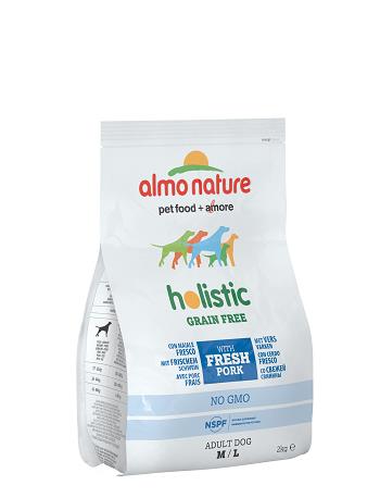 PFC HOLISTIC GRAIN FREE DOG M-L 2 KG MAIALE E PATATE ALMO NATURE