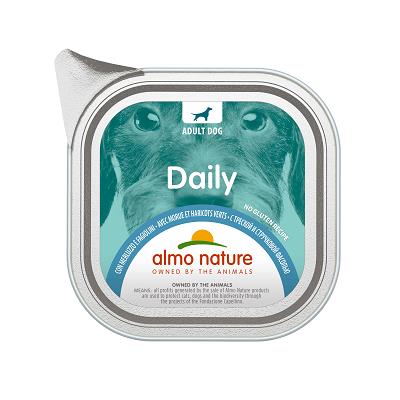 DAILY DOGS 100 GR CON MERLUZZO E FAGIOLINI ALMO NATURE