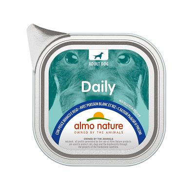 PFC DAILY DOG 100G PESCE BIANCO E RISO ALMO NATURE