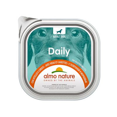 PFC DAILY DOG 300G VITELLO E CAROTE ALMO NATURE