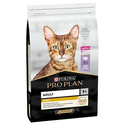 PRO PLAN LIGHT CAT TACCHINO KG 10 PURINA