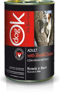 OK DOG ADULT G 400 MANZO E POLLO