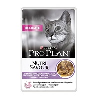 PRO PLAN CAT DELICATE DIGESTION TACCHINO IN SALSA 85 GR