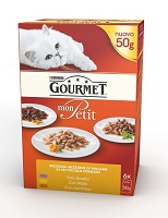 GOURMET MON PETIT 6X50 G ANATRA,POLLO E TACCHINO
