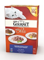 GOURMET MON PETIT 6X50G tonno,salmone,trota